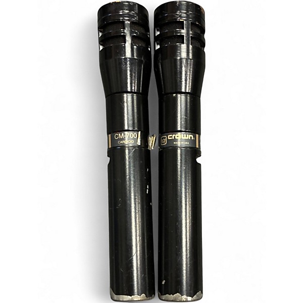 Used Crown CM700 CARDIOID PAIR Dynamic Microphone