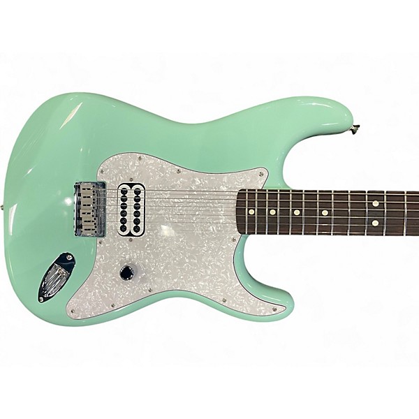 Used 2023 Fender Tom Delonge Signature Stratocaster Surf Green Solid Body Electric Guitar