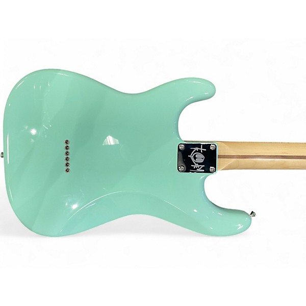 Used 2023 Fender Tom Delonge Signature Stratocaster Surf Green Solid Body Electric Guitar