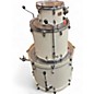 Used Yamaha 3 Piece Stage Custom Olympic White Drum Kit