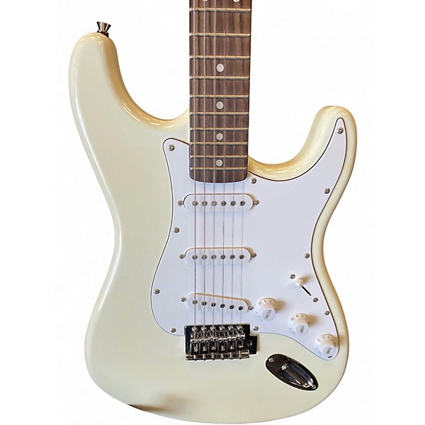 Used SX VINTAGE SERIES CUSTOM HANDMADE WHITE Solid Body Electric Guitar