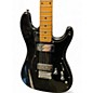 Vintage 1980s Lotus S-Style w/P90s Black Solid Body Electric Guitar