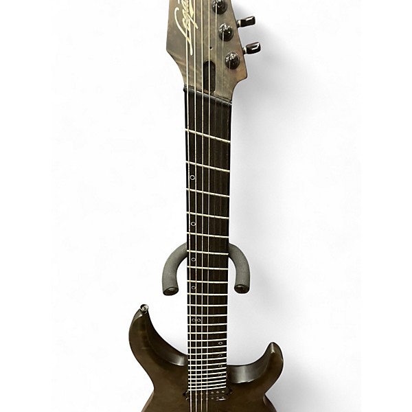Used Legator Ninja R Multi Scale 7 trans olive Solid Body Electric Guitar