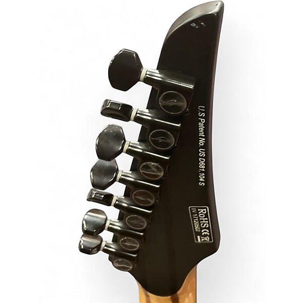 Used Legator Ninja R Multi Scale 7 trans olive Solid Body Electric Guitar
