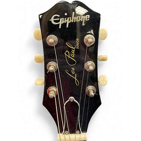Used Epiphone BILLIE JOE ARMSTRONG LES PAUL JUNIOR Alpine White Solid Body Electric Guitar