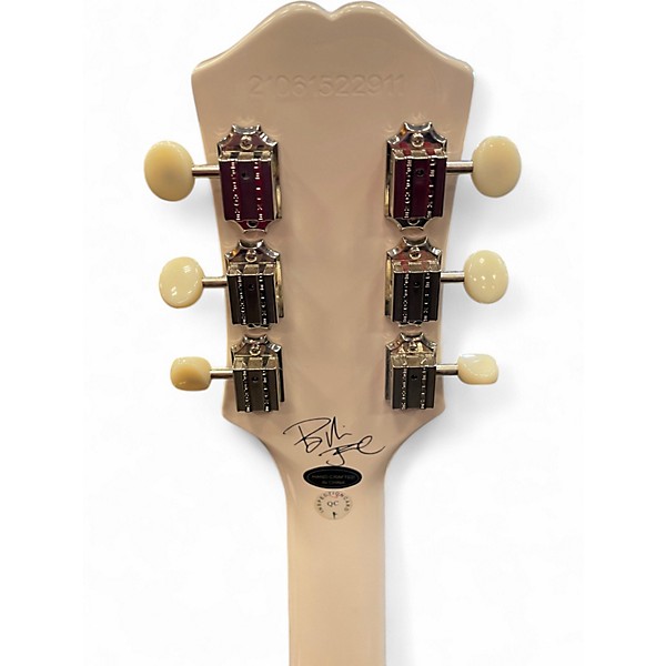 Used Epiphone BILLIE JOE ARMSTRONG LES PAUL JUNIOR Alpine White Solid Body Electric Guitar