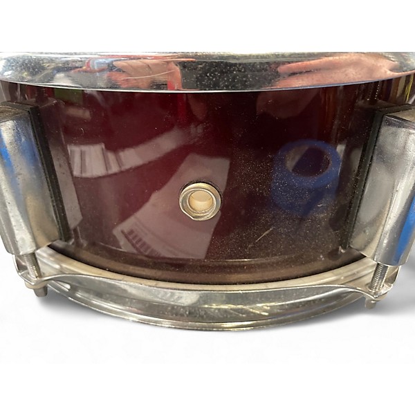 Used Ludwig 12X6 Accent CS Snare RED SPARKLE Drum