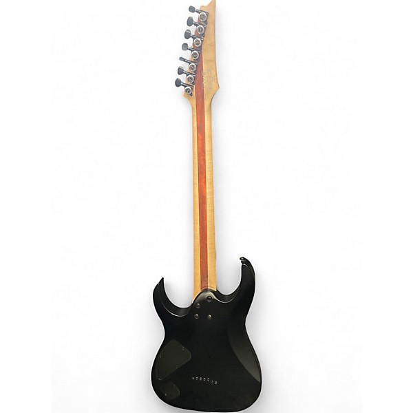 Used Ibanez RGIXL7 Black Solid Body Electric Guitar
