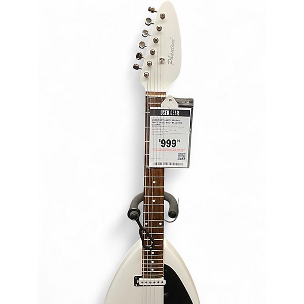 Used Panthom TEARDROP White Solid Body Electric Guitar