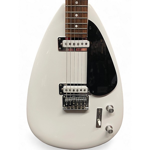 Used Panthom TEARDROP White Solid Body Electric Guitar