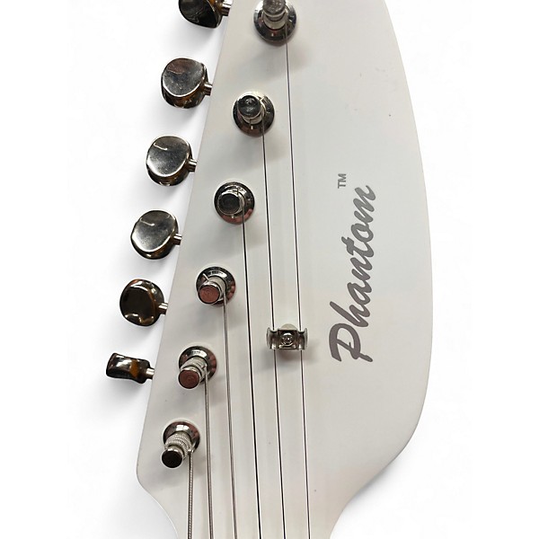 Used Panthom TEARDROP White Solid Body Electric Guitar