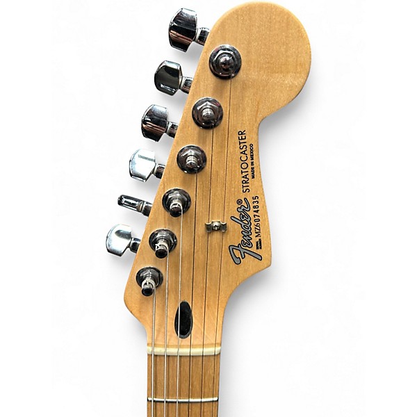 Used Fender STANDARD STRATOCASTER BLACK Solid Body Electric Guitar