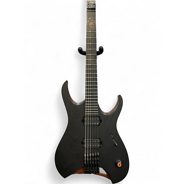 Used Mayones Hydra Elite Gothic 6 Matte Sandblast Black Solid Body Electric Guitar