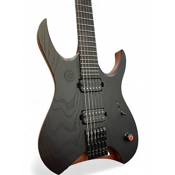 Used Mayones Hydra Elite Gothic 6 Matte Sandblast Black Solid Body Electric Guitar