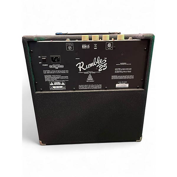 Used Fender Rumble 25 25W 1x10 Bass Combo Amp