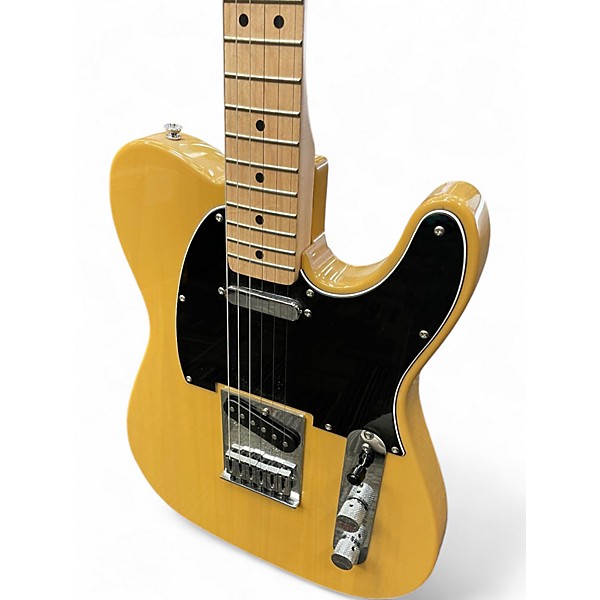 Used Squier Telecaster Blonde Solid Body Electric Guitar