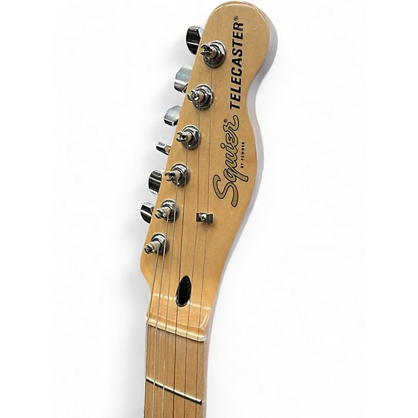 Used Squier Telecaster Blonde Solid Body Electric Guitar