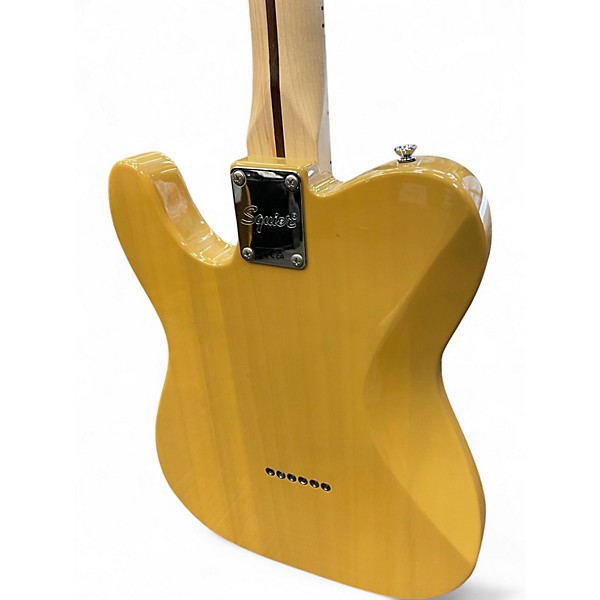 Used Squier Telecaster Blonde Solid Body Electric Guitar