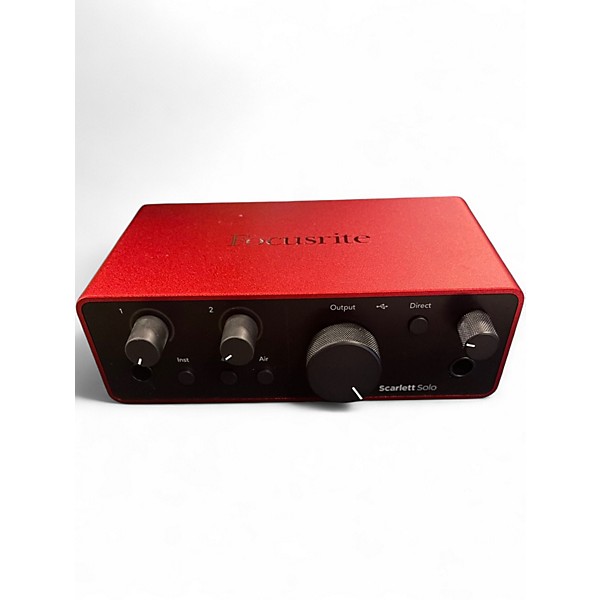 Used Focusrite SCARLETT SOLO GEN 4 Audio Interface