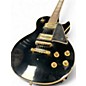 Vintage 1970s Univox LES PAUL LAWSUIT ERA Black and Gold Solid Body Electric Guitar