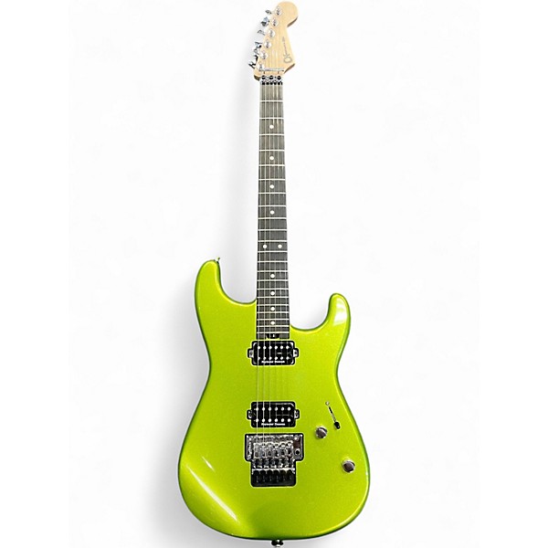 Used Charvel PRO MOD SAN DIMAS 1 METALLIC LIME GREEN Solid Body Electric Guitar