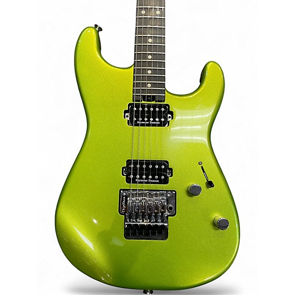Used Charvel PRO MOD SAN DIMAS 1 METALLIC LIME GREEN Solid Body Electric Guitar