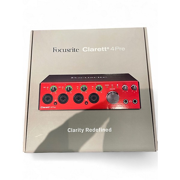 Used Focusrite CLARETT + 4PRE Audio Interface
