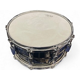 Used Ludwig 14X6.5 Black Beauty Snare Black over Nickel Drum