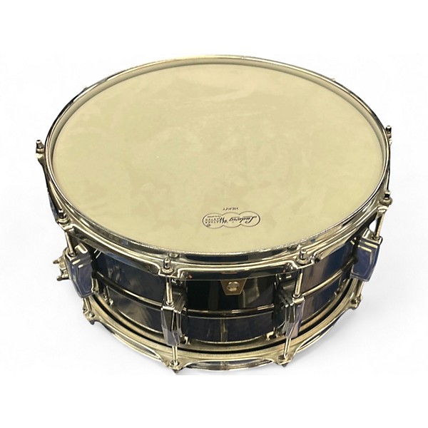 Used Ludwig 14X6.5 Black Beauty Snare Black over Nickel Drum