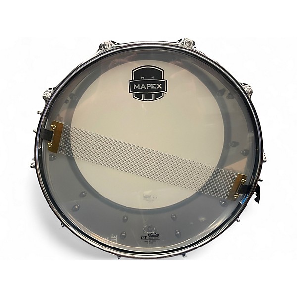 Used Mapex 14X5 Armory Black over Steel Drum