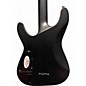 Used Schecter Guitar Research C1 Platinum Trans Black Solid Body Electric Guitar