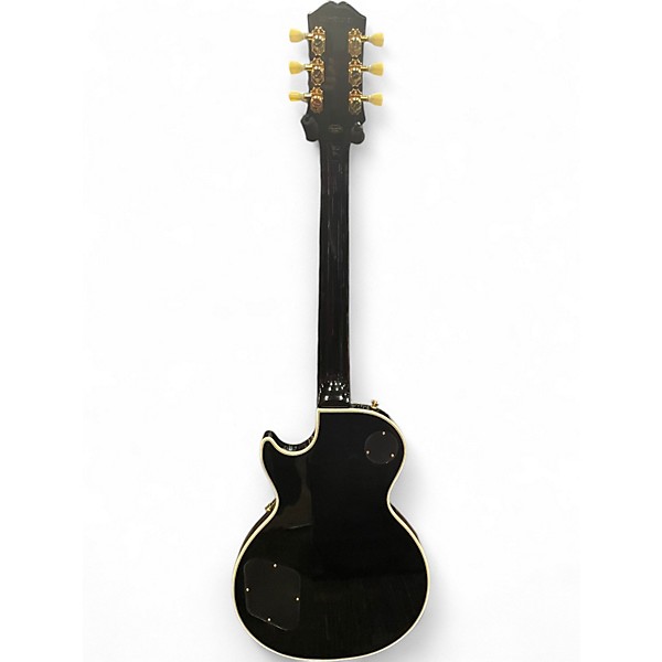 Used Epiphone Les Paul Custom Black Solid Body Electric Guitar