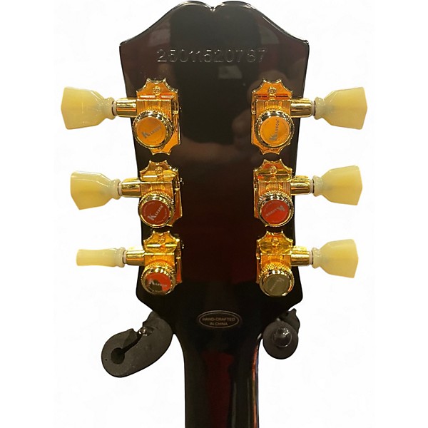 Used Epiphone Les Paul Custom Black Solid Body Electric Guitar
