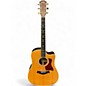 Used Taylor 810CE Natural Acoustic Electric Guitar thumbnail