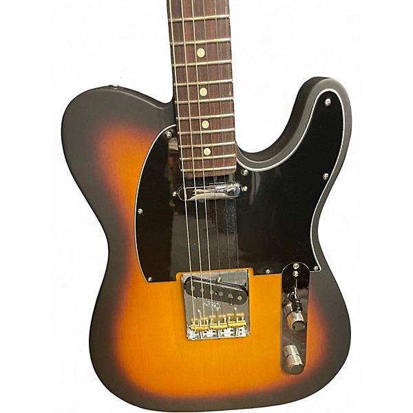 Used Fender American Performer Telecaster Timber Satin Sunburst Solid Body Electric Guitar