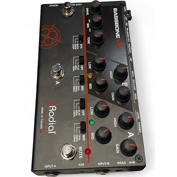 Used Radial Engineering BASSBONE OD Effect Pedal