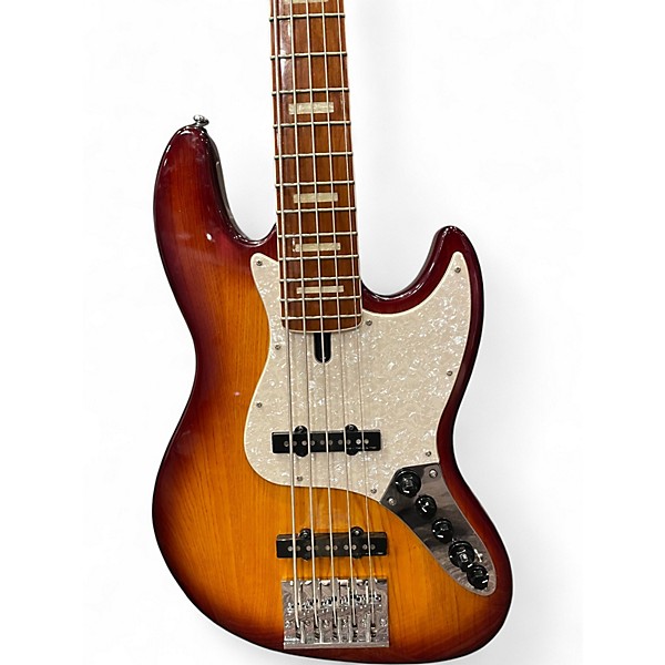 Used Marcus Miller V8 SIRE 2 Tone Sunburst Electric Bass Guitar