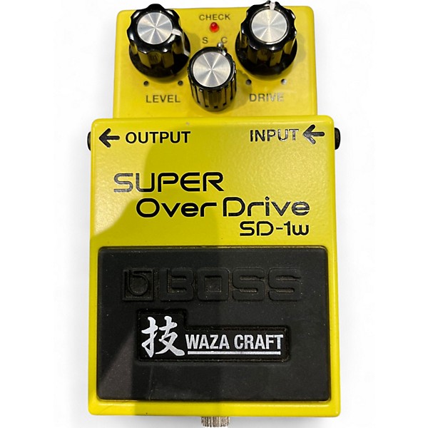 Used BOSS SD1W Super Overdrive Waza Craft Effect Pedal