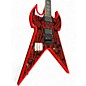 Used Wylde Audio Warhammer RED GRAPHIC Solid Body Electric Guitar
