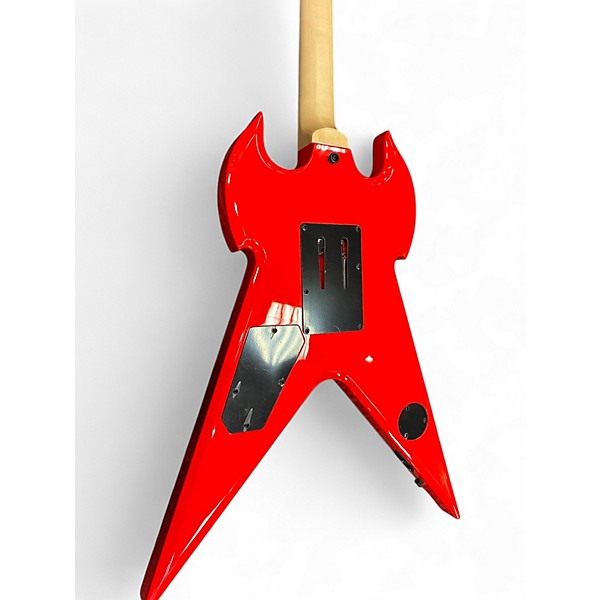 Used Wylde Audio Warhammer RED GRAPHIC Solid Body Electric Guitar