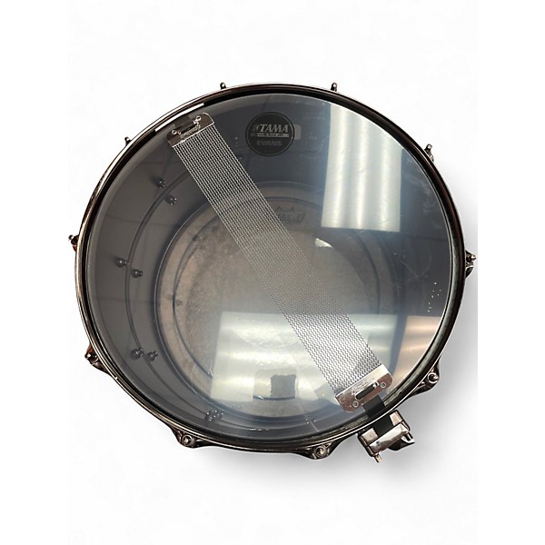 Used TAMA 14X8 SLP Snare Black Steel Drum