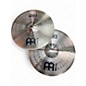 Used MEINL 14in HCS Hi Hat Pair Cymbal thumbnail