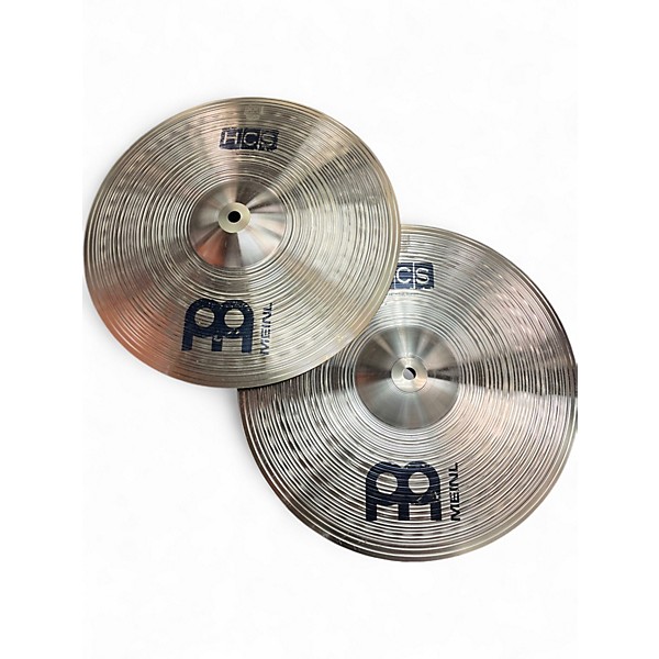 Used MEINL 14in HCS Hi Hat Pair Cymbal