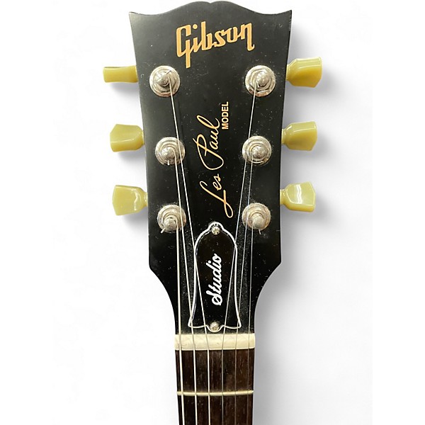 Used Gibson Les Paul Studio Natural Solid Body Electric Guitar
