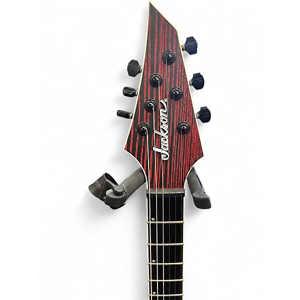 Used Jackson ht6 dinky modern ash red sand blast Solid Body Electric Guitar
