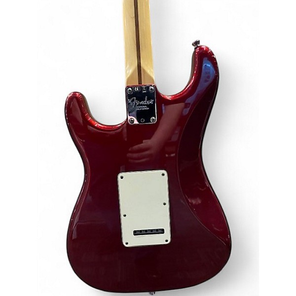 Used Fender American Standard Stratocaster Candy Apple Red Metallic Solid Body Electric Guitar