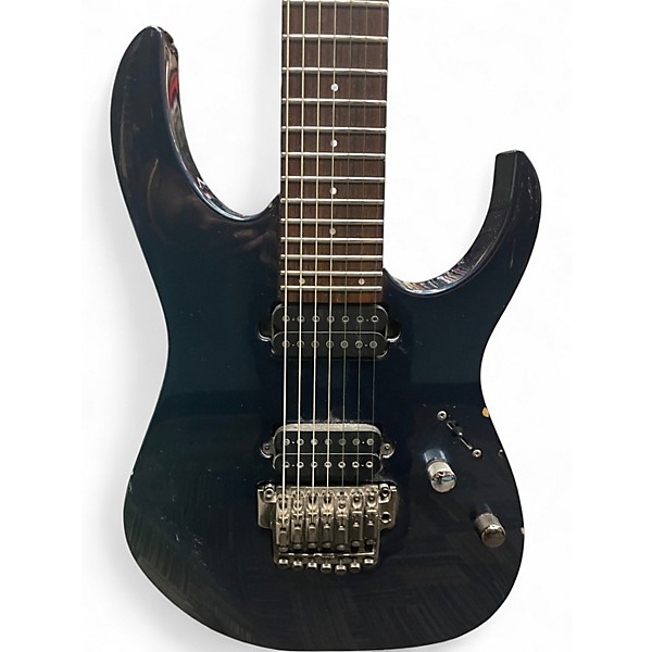 Used Ibanez RG1527 7 String Metallic Aqua Marine Solid Body Electric Guitar