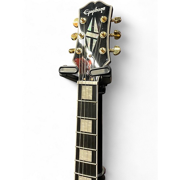 Used Epiphone Les Paul Custom Ebony Solid Body Electric Guitar