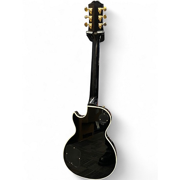 Used Epiphone Les Paul Custom Ebony Solid Body Electric Guitar