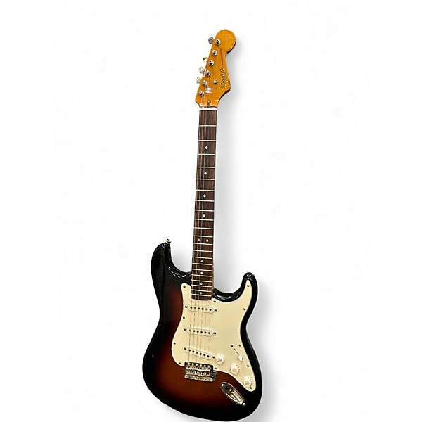 Used Squier Classic Vibe 1960S Stratocaster 3 Color Sunburst Solid Body Electric Guitar